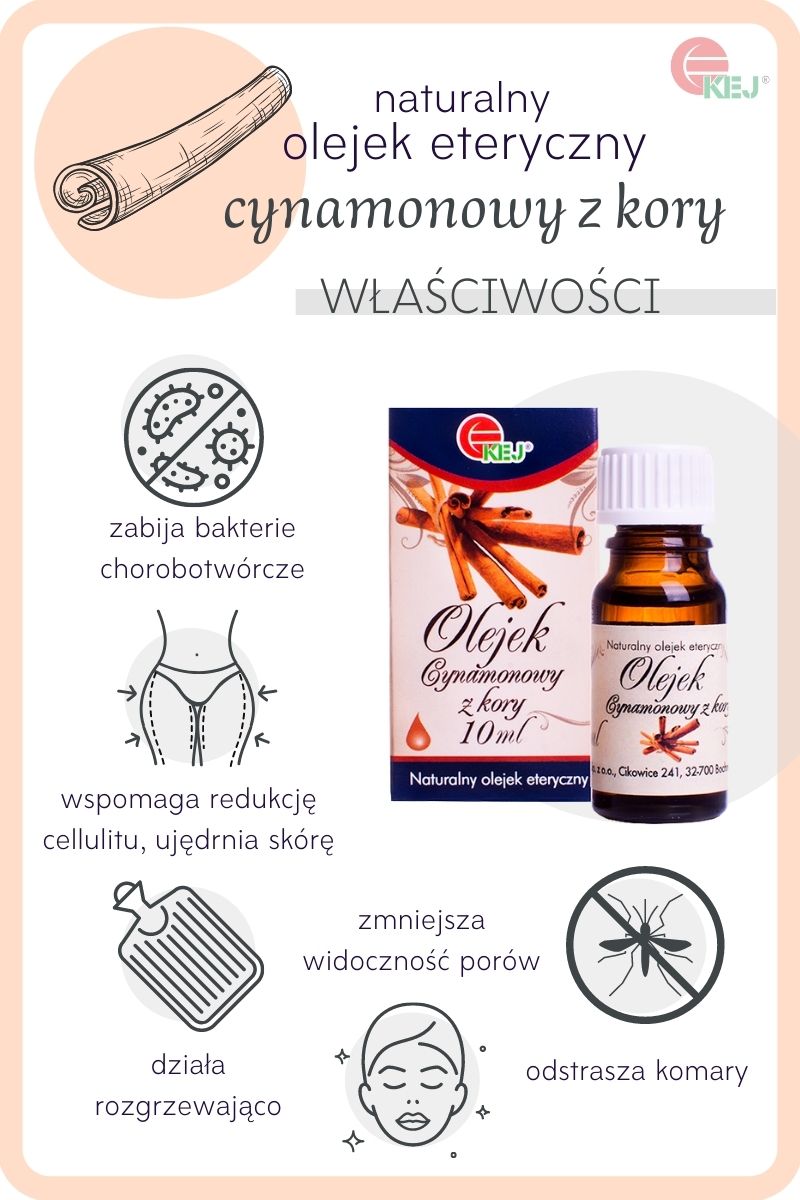 olejek cynamonowy właściwości aromaterapeutyczne