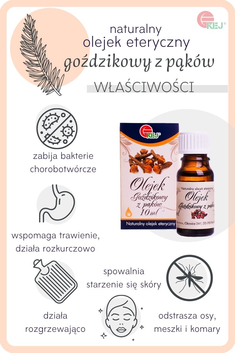 olejek goździkowy jak stosować go w aromaterapii