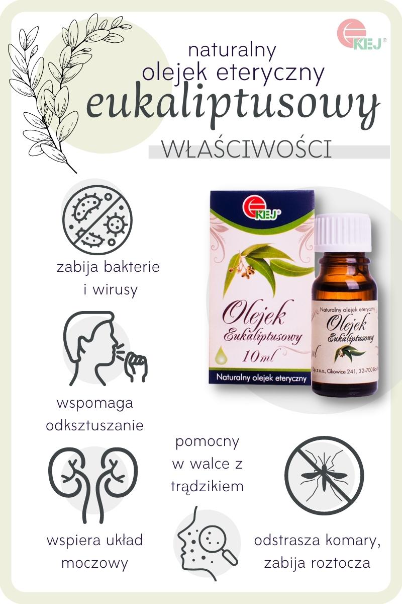 Olejek eukaliptusowy - właściwości aromaterapeutyczne