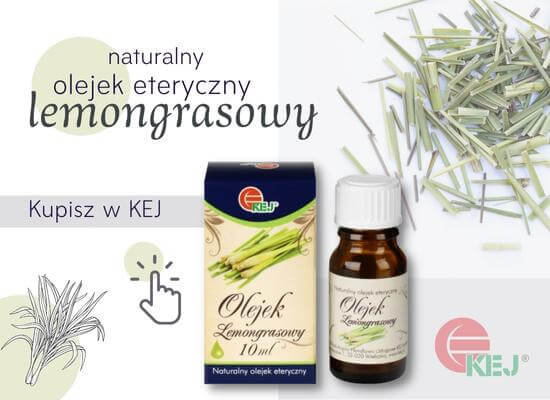 Olejek lemongrasowy firmy KEJ kupisz w naszym sklepie internetowym