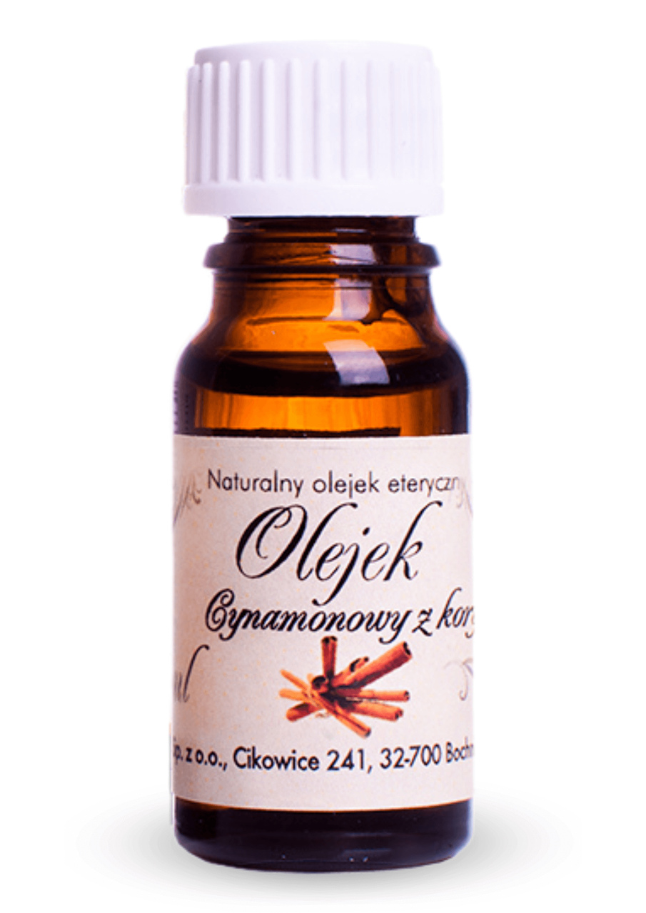 Naturalny olejek eteryczny cynamonowy z kory 10 ml KEJ