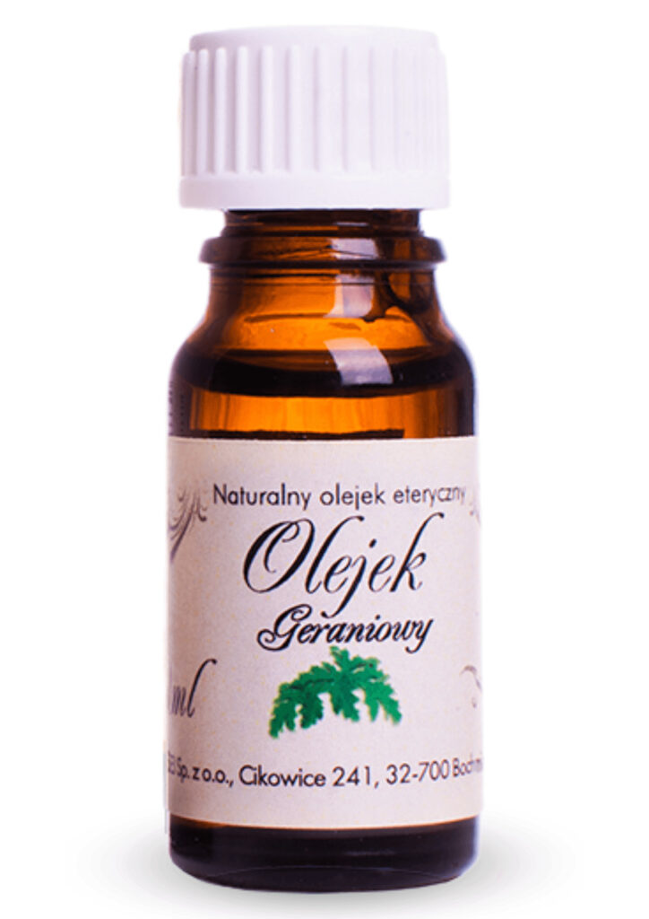 Naturalny olejek eteryczny geraniowy KEJ 10 ml