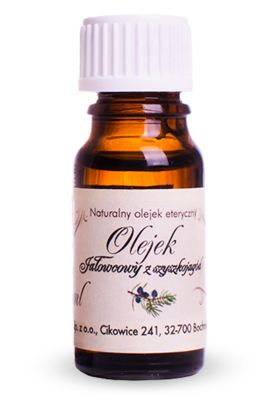 Naturalny olejek eteryczny  jałowcowy z szyszkojagód 10 ml